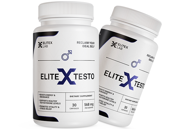 EliteXTesto 2 Bottles Package - 60 Days Supply Popular Testosterone Booster