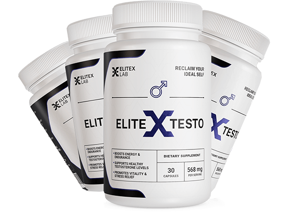 EliteXTesto 4 Bottles Package - 120 Days Supply Best Value Testosterone Booster