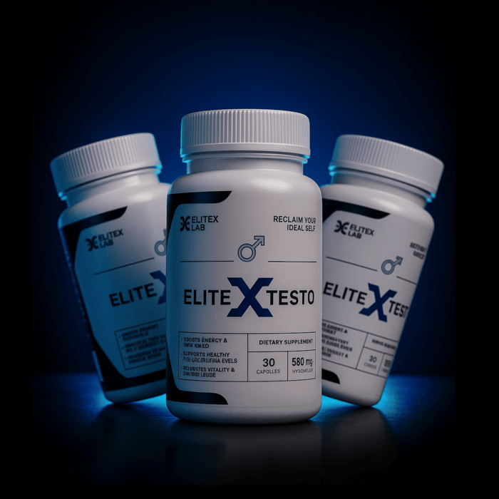 EliteXTesto Natural Testosterone Booster Header Banner